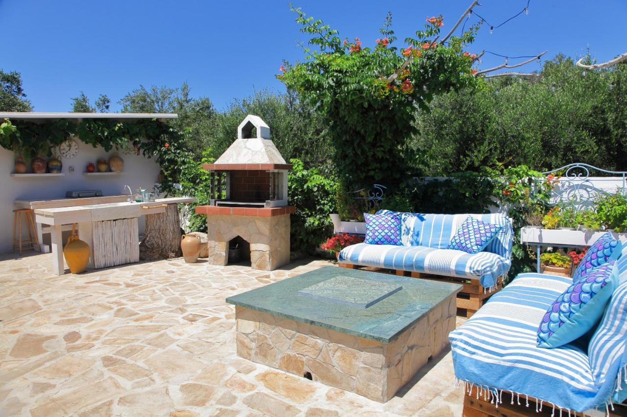 Blue Sky Cottage, Kanouli Beach Halikounas Exterior photo